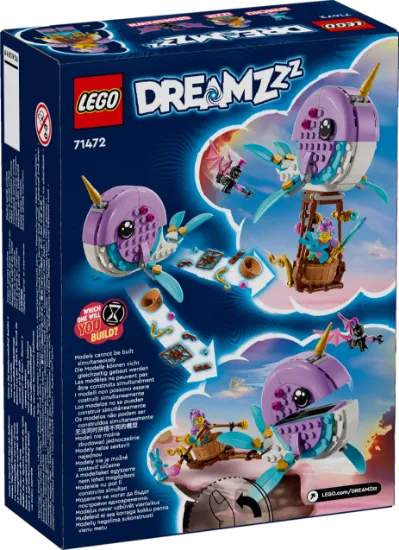 Picture of LEGO DREAMZzz 71472 Izzie's Narwhal Hot-Air Balloon