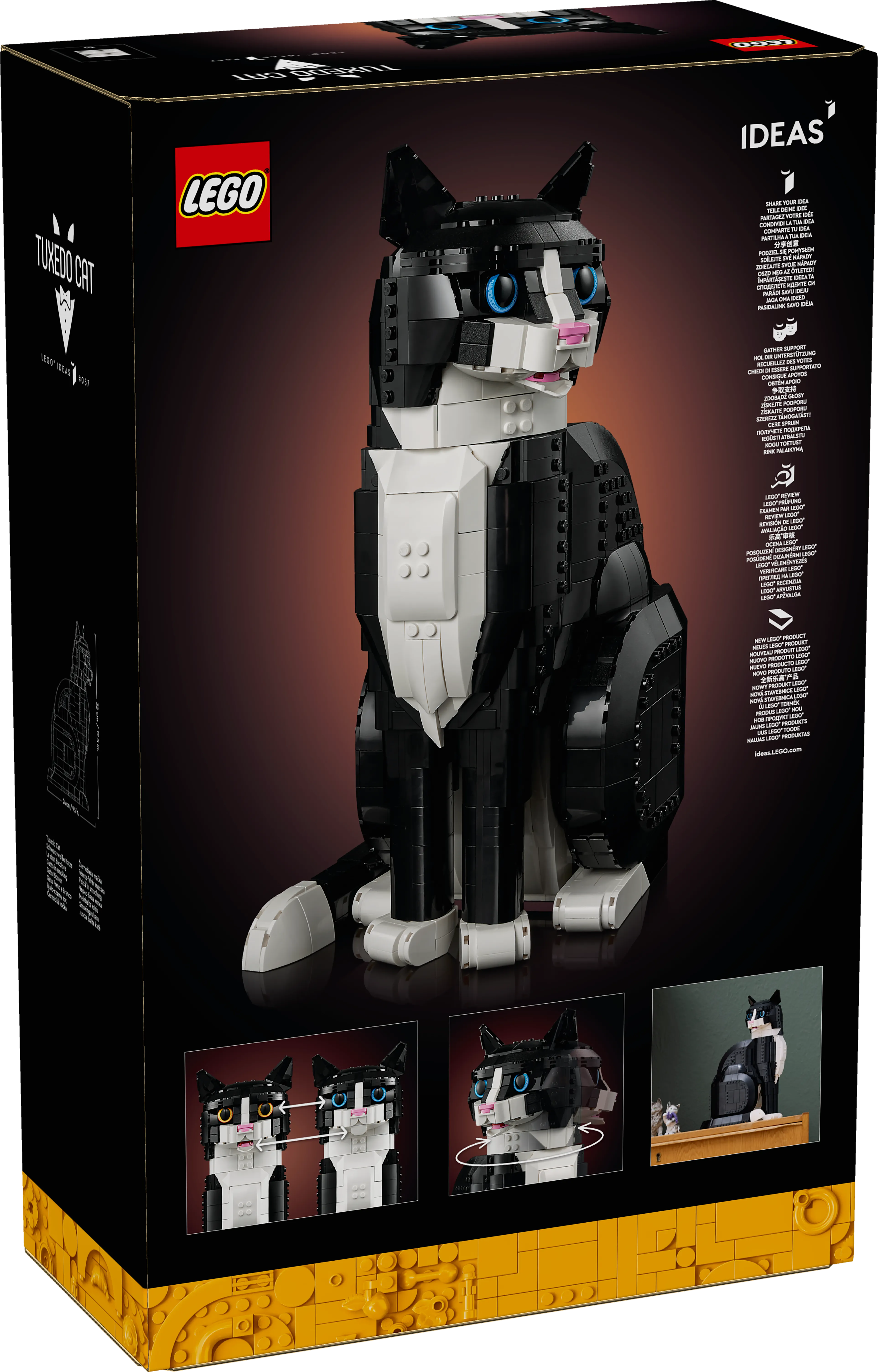 Picture of LEGO IDEAS 21349 Tuxedo Cat