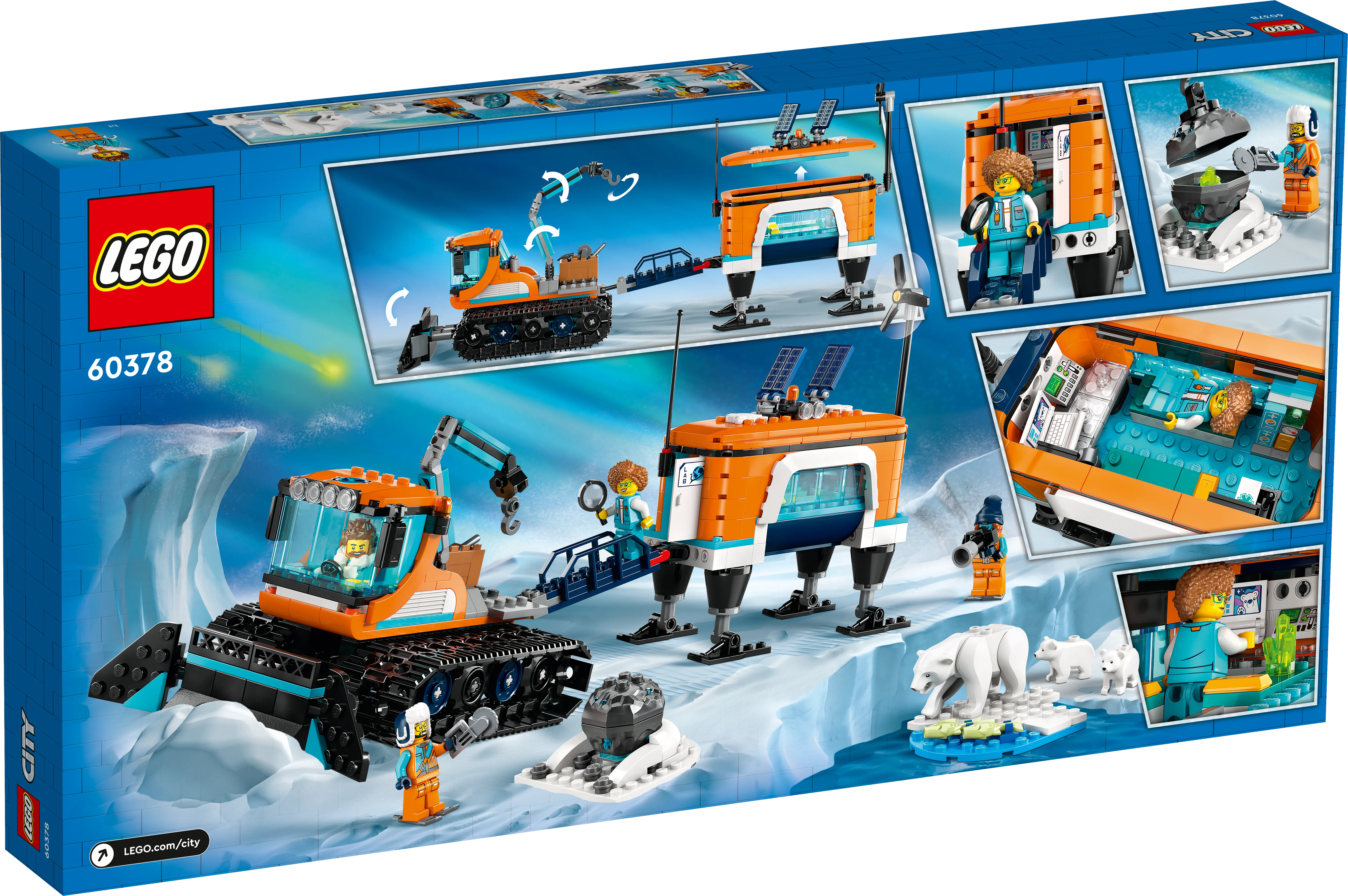 Picture of LEGO City  60378 Arctic Explorer Truck and Mobile Lab