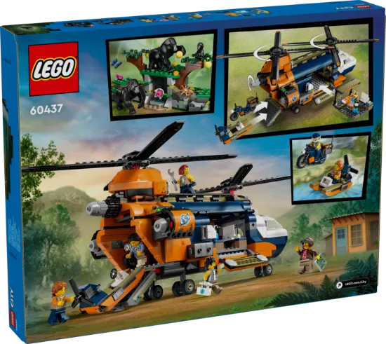 Picture of LEGO City 60437 Jungle Explorer Helicopter at Base Camp