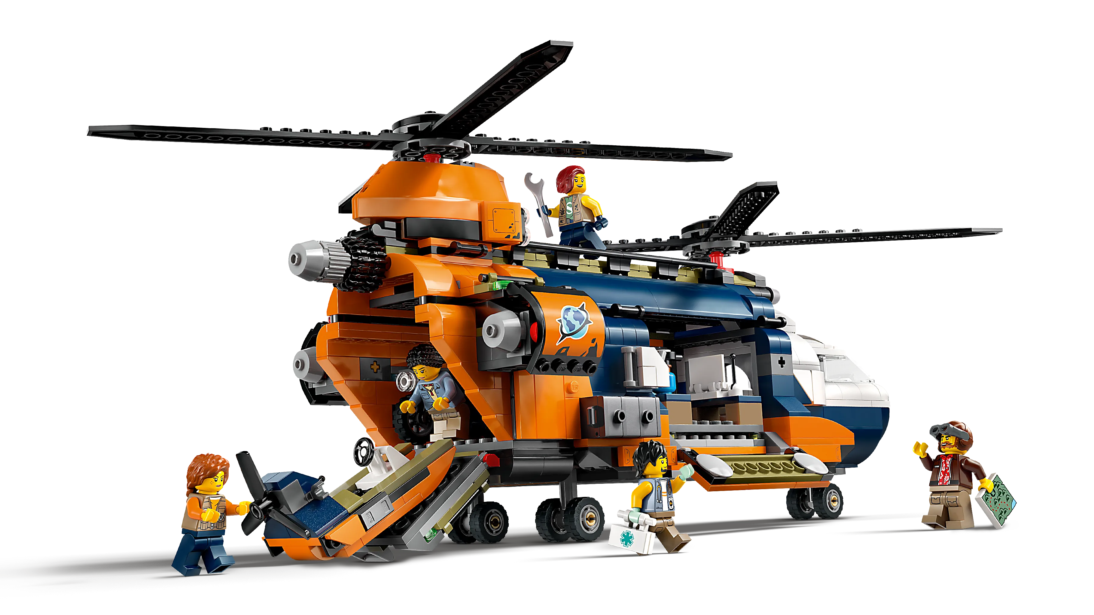 Picture of LEGO City 60437 Jungle Explorer Helicopter at Base Camp