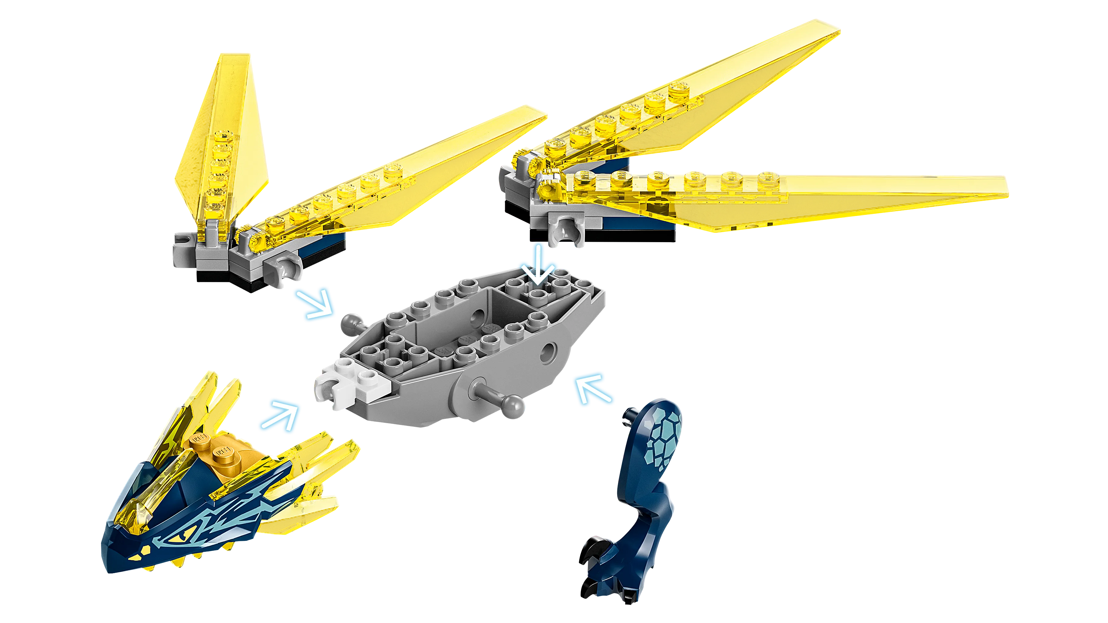 Picture of LEGO Ninjago 71798 Nya and Arin's Baby Dragon Battle