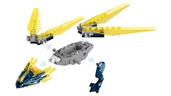 Picture of LEGO Ninjago 71798 Nya and Arin's Baby Dragon Battle