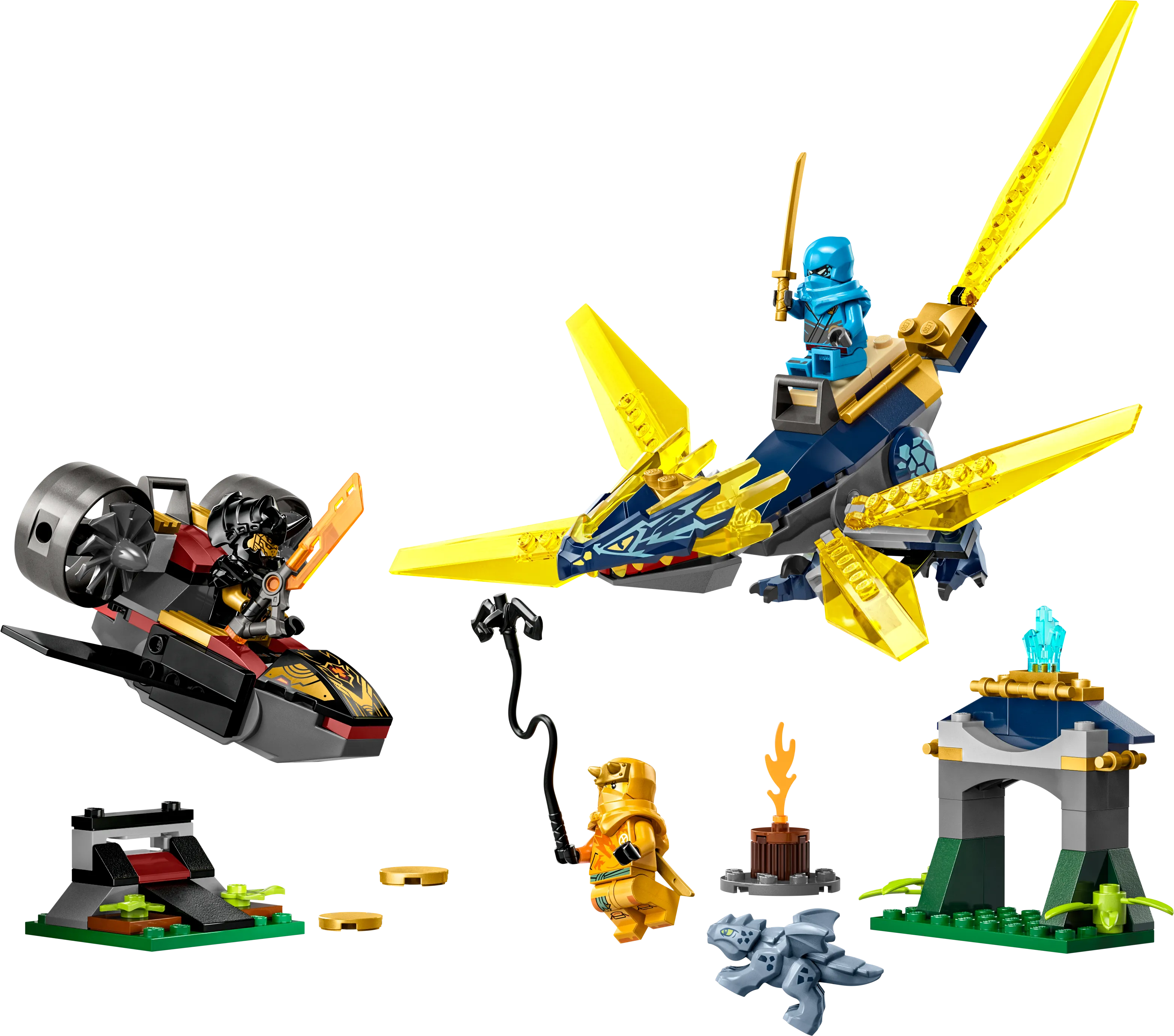 Picture of LEGO Ninjago 71798 Nya and Arin's Baby Dragon Battle