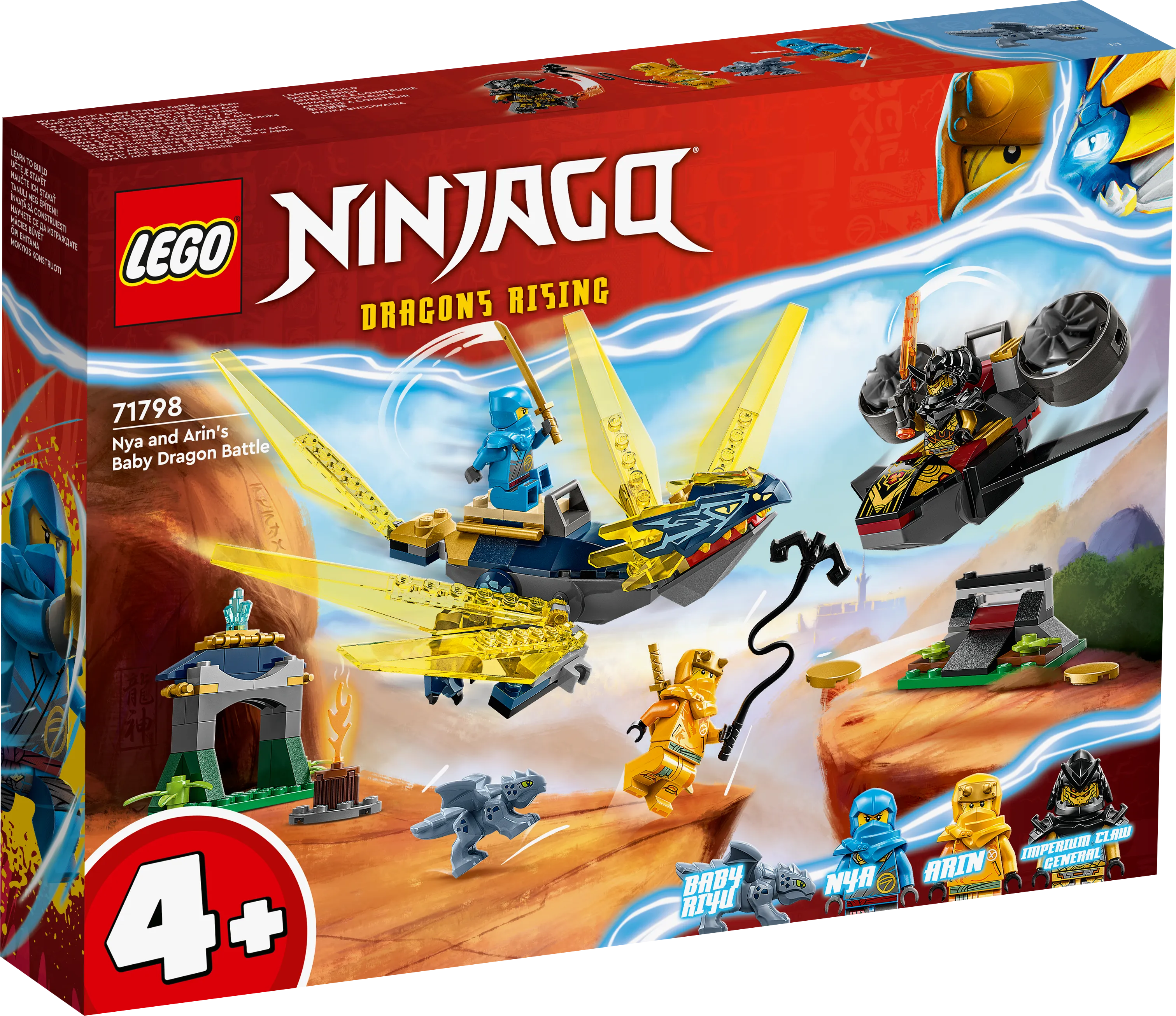 Picture of LEGO Ninjago 71798 Nya and Arin's Baby Dragon Battle