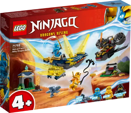 Picture of LEGO Ninjago 71798 Nya and Arin's Baby Dragon Battle