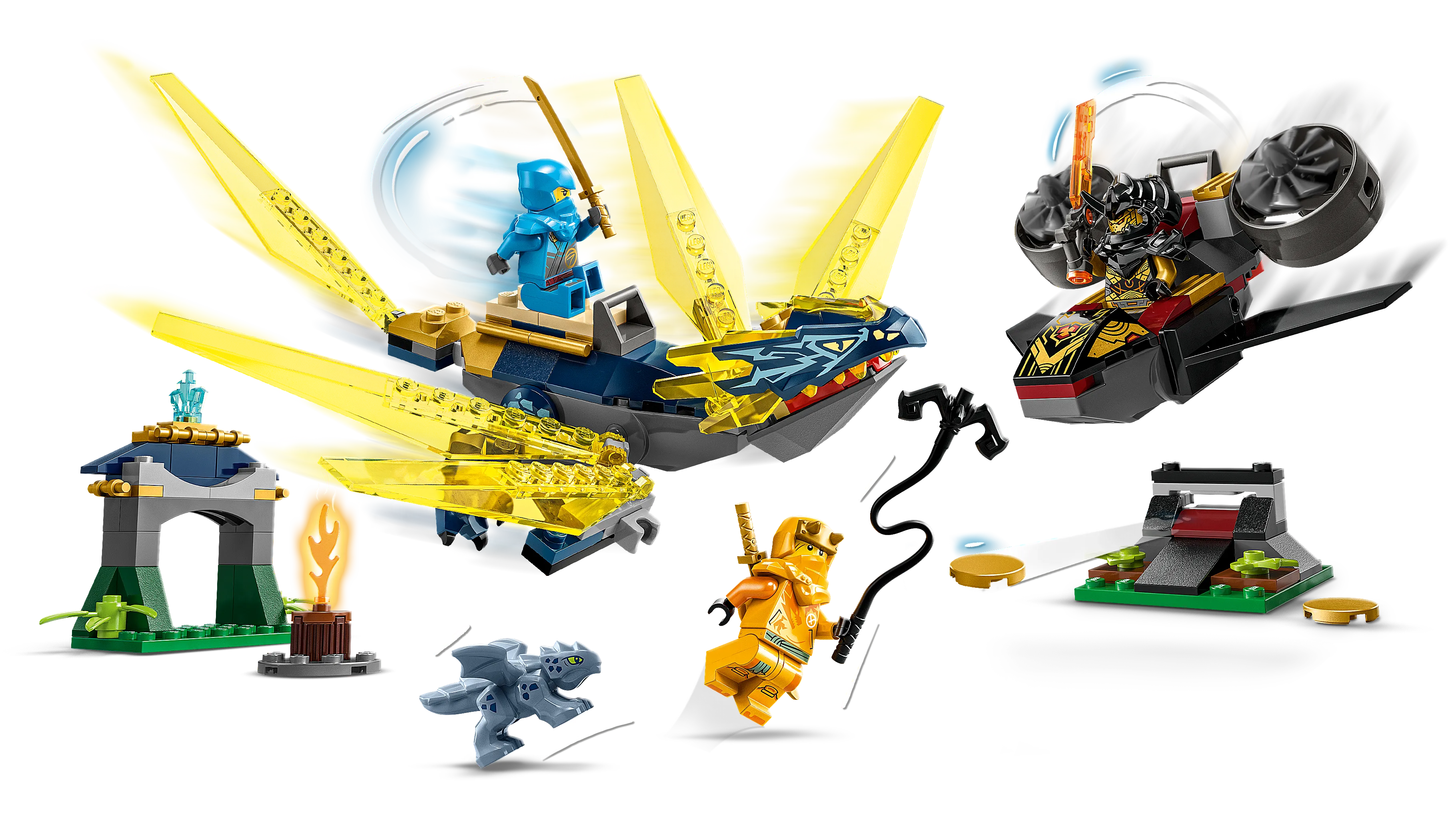 Picture of LEGO Ninjago 71798 Nya and Arin's Baby Dragon Battle