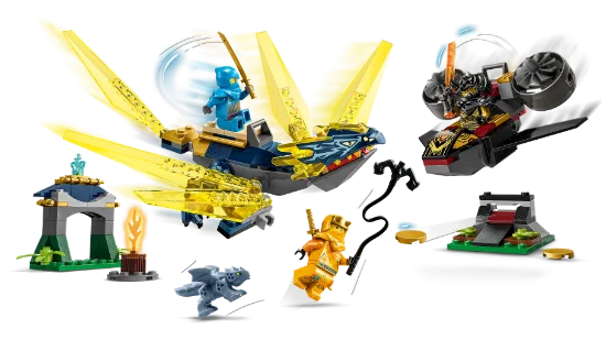 Picture of LEGO Ninjago 71798 Nya and Arin's Baby Dragon Battle