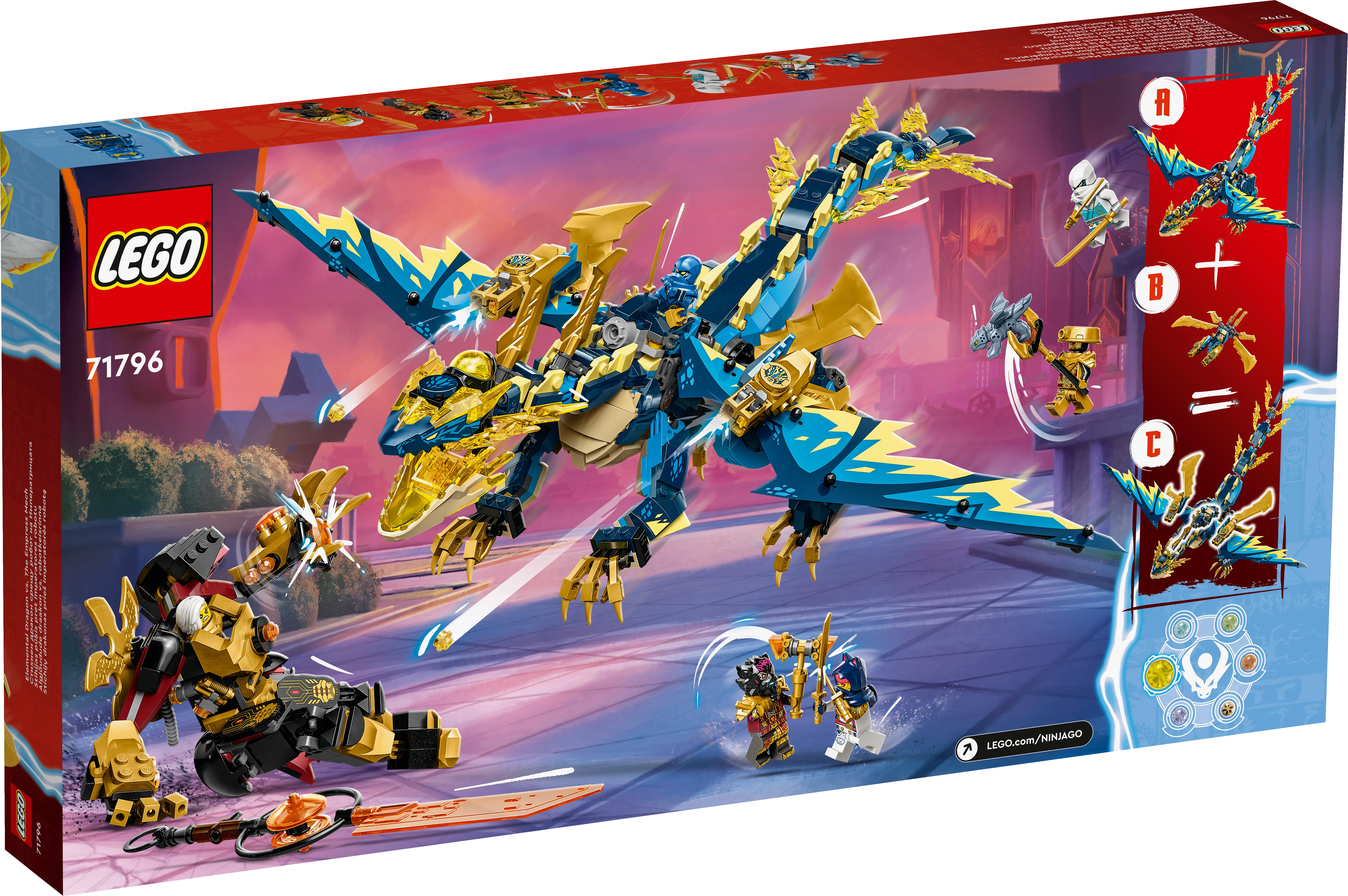 Picture of LEGO Ninjago 71796 Elemental Dragon vs. The Empress Mech