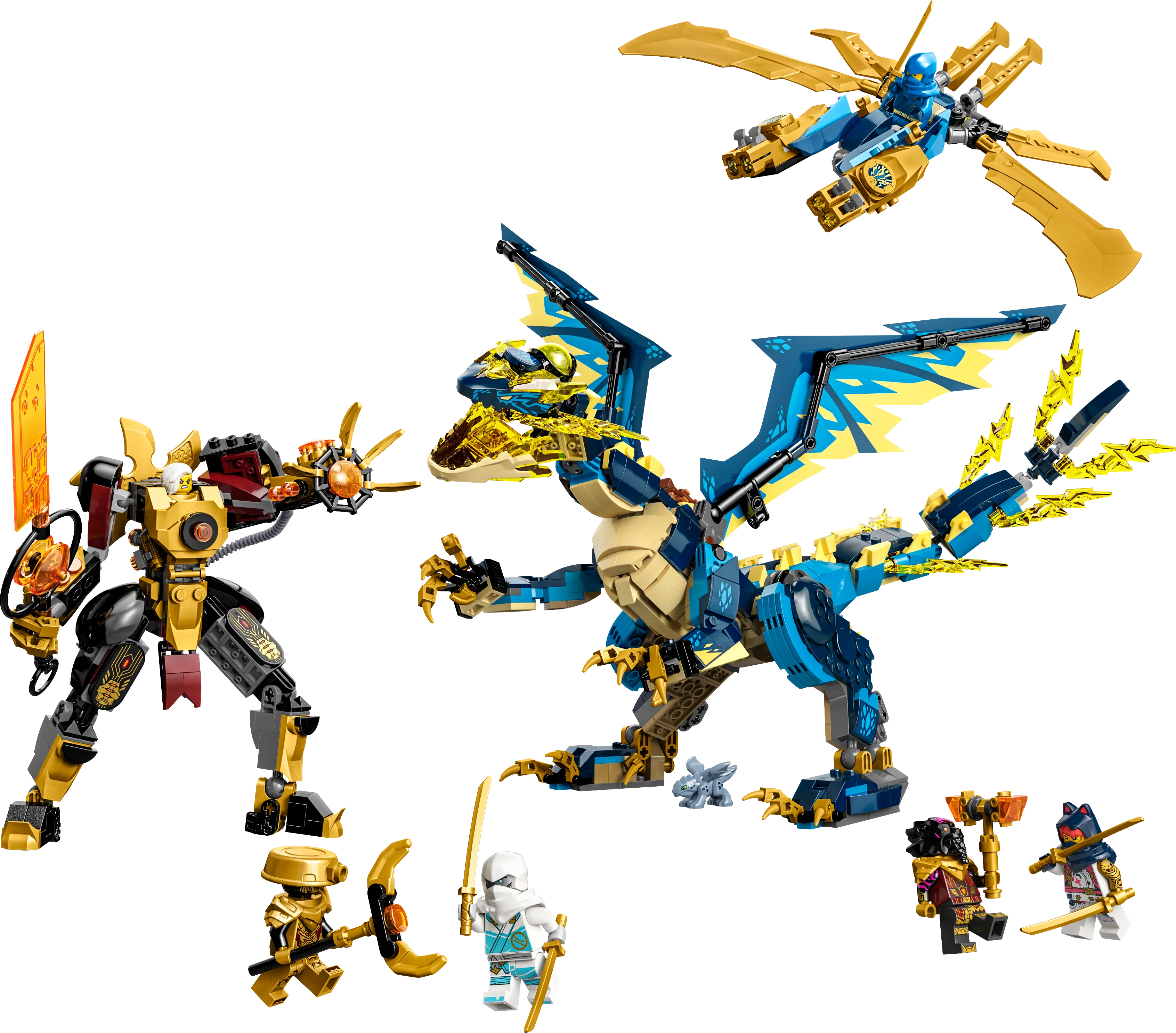 Picture of LEGO Ninjago 71796 Elemental Dragon vs. The Empress Mech