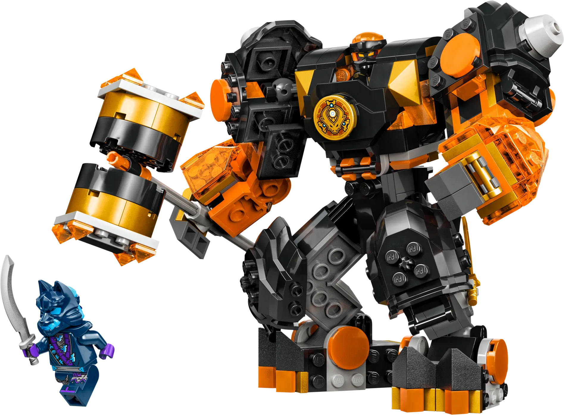 Picture of LEGO Ninjago 71806 Cole’s Elemental Earth Mech Toy