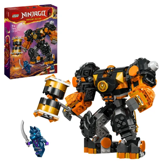 Picture of LEGO Ninjago 71806 Cole’s Elemental Earth Mech Toy