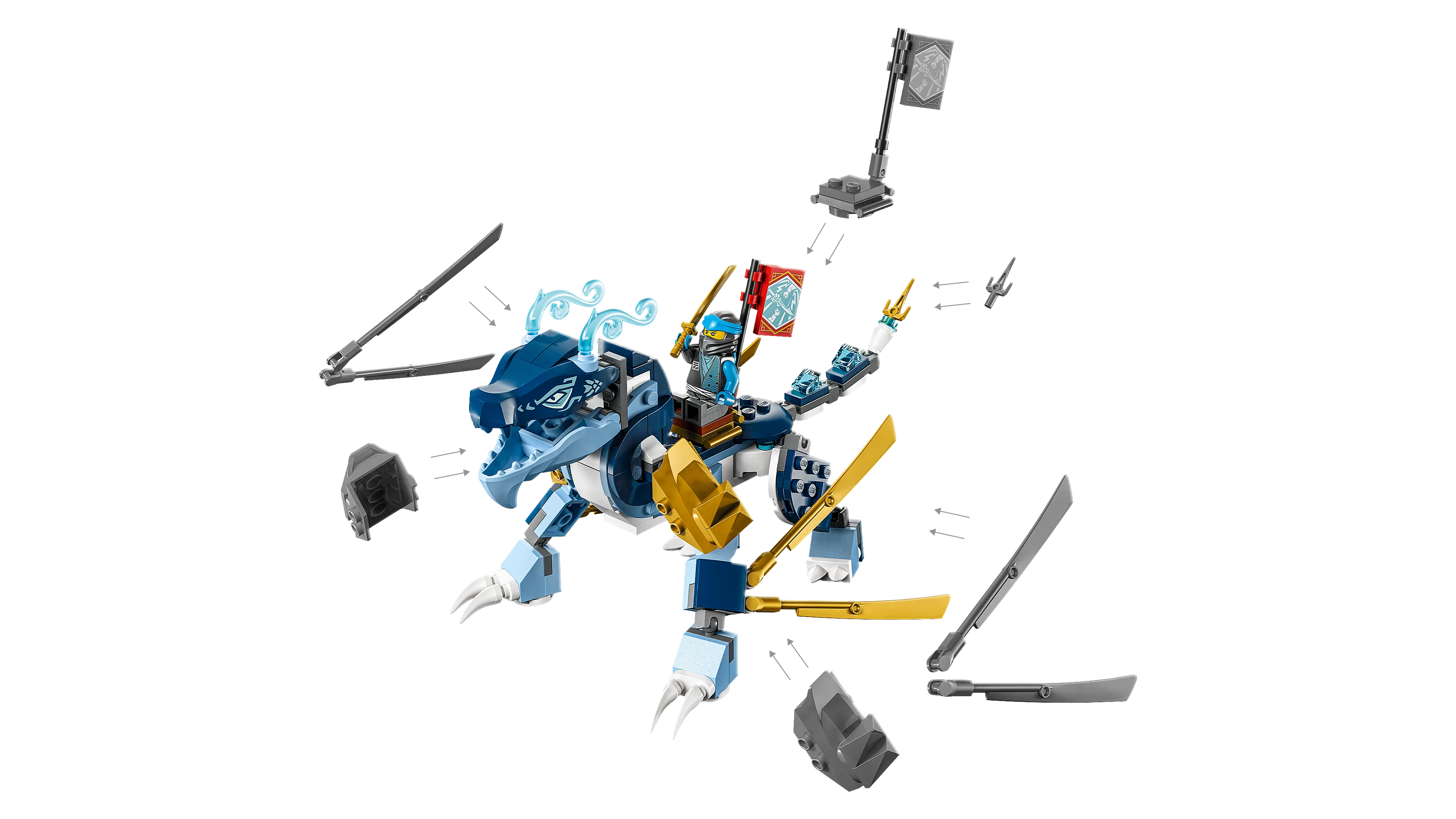 Picture of LEGO Ninjago 71800 Nya’s Water Dragon EVO