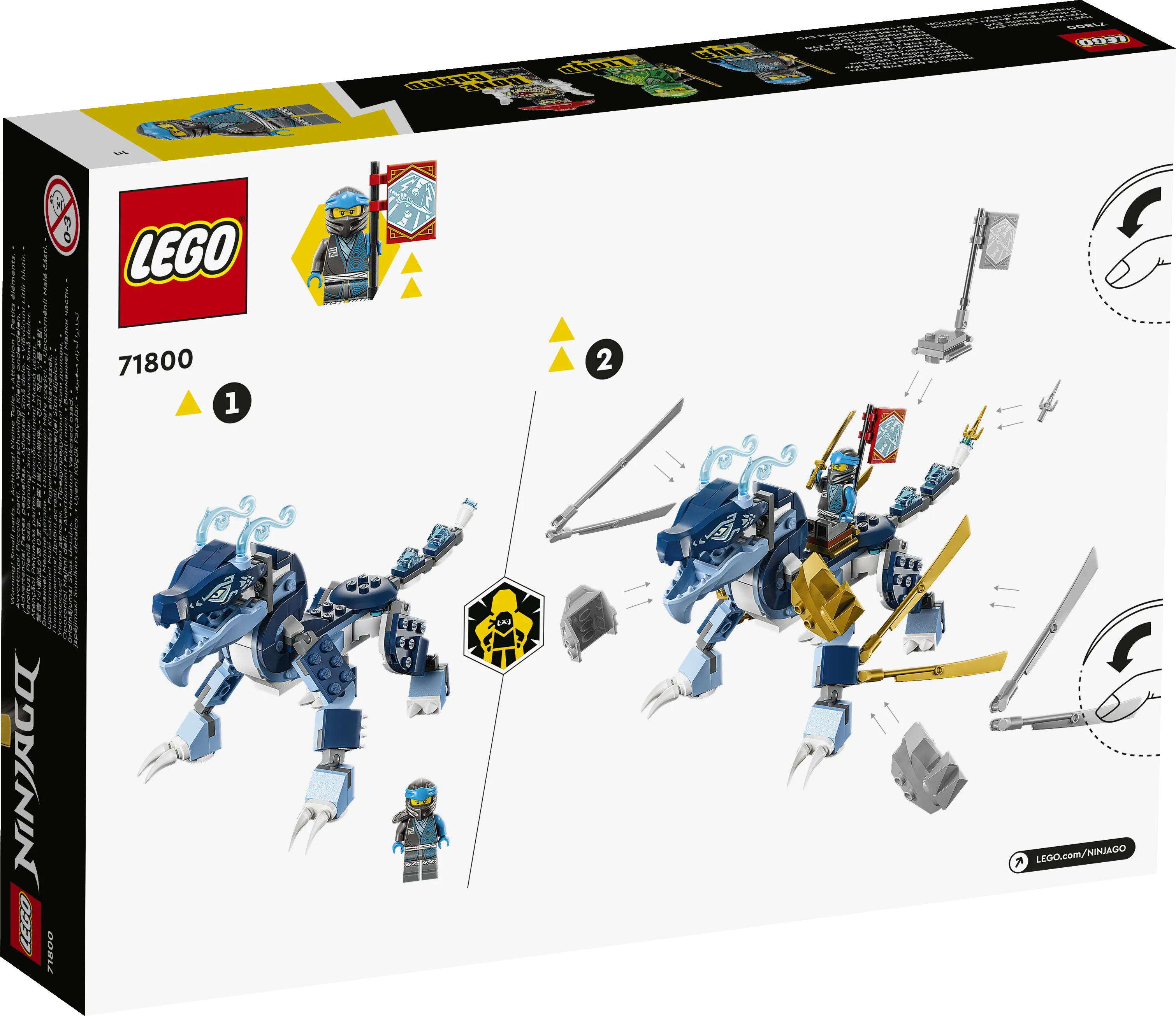 Picture of LEGO Ninjago 71800 Nya’s Water Dragon EVO