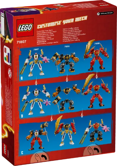 Picture of LEGO Ninjago 71807 Sora’s Elemental Tech Mech Toy