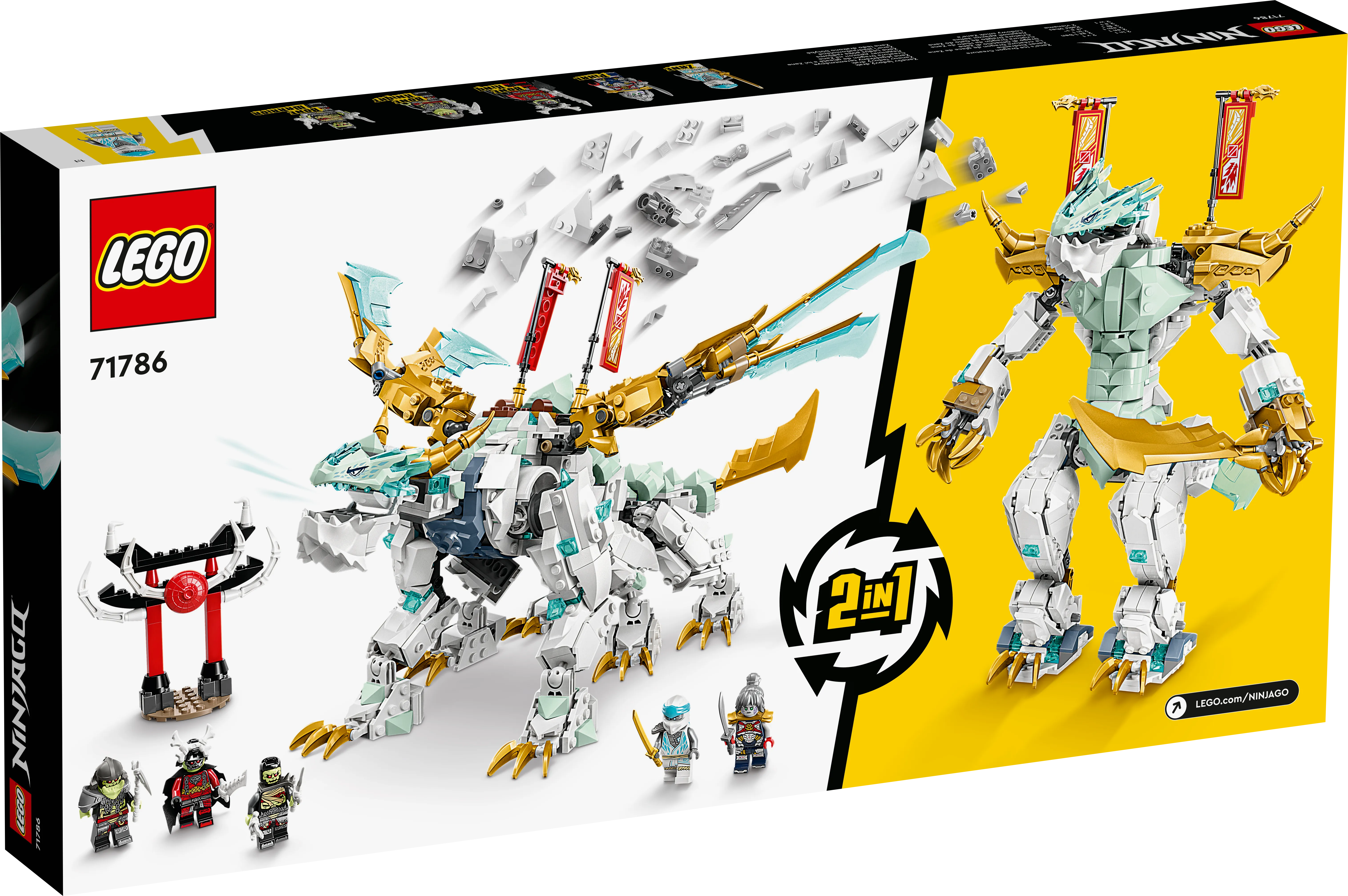 Picture of LEGO Ninjago71786 Zane’s Ice Dragon Creature