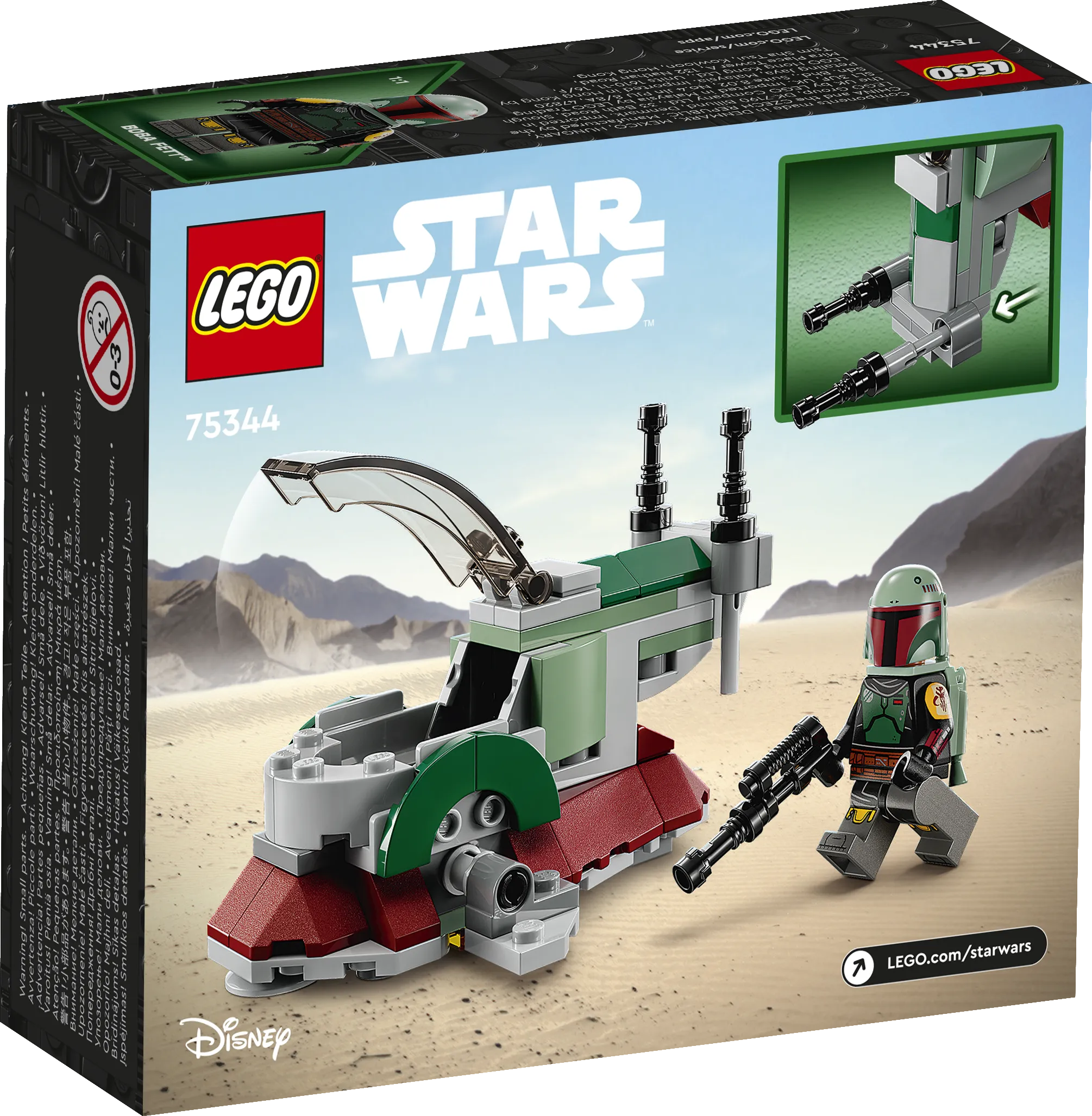 Picture of LEGO Star Wars 75344 Boba Fett's Starship™ Microfighter