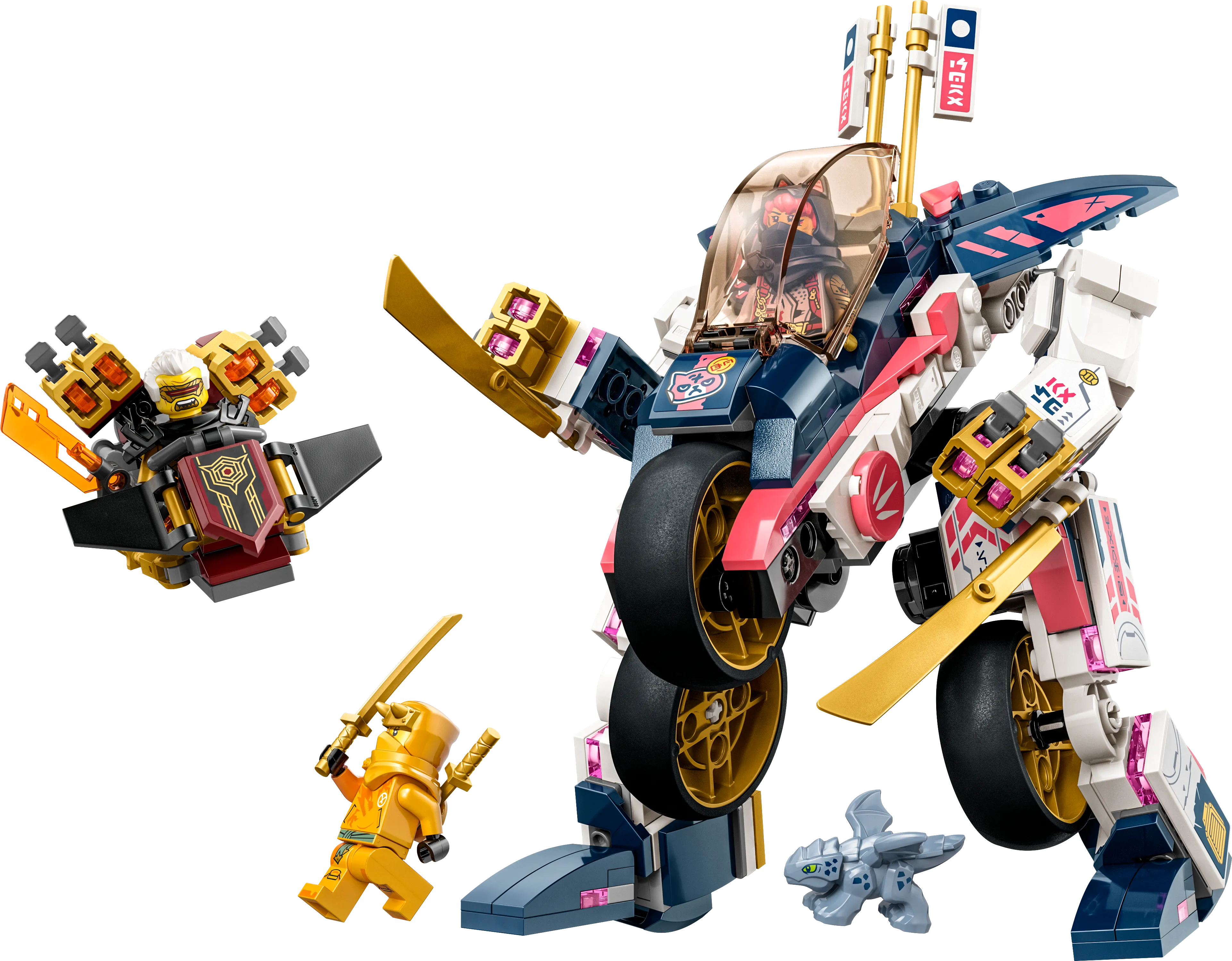 Picture of LEGO Ninjago 71792 Sora’s Transforming Mech Bike Racer