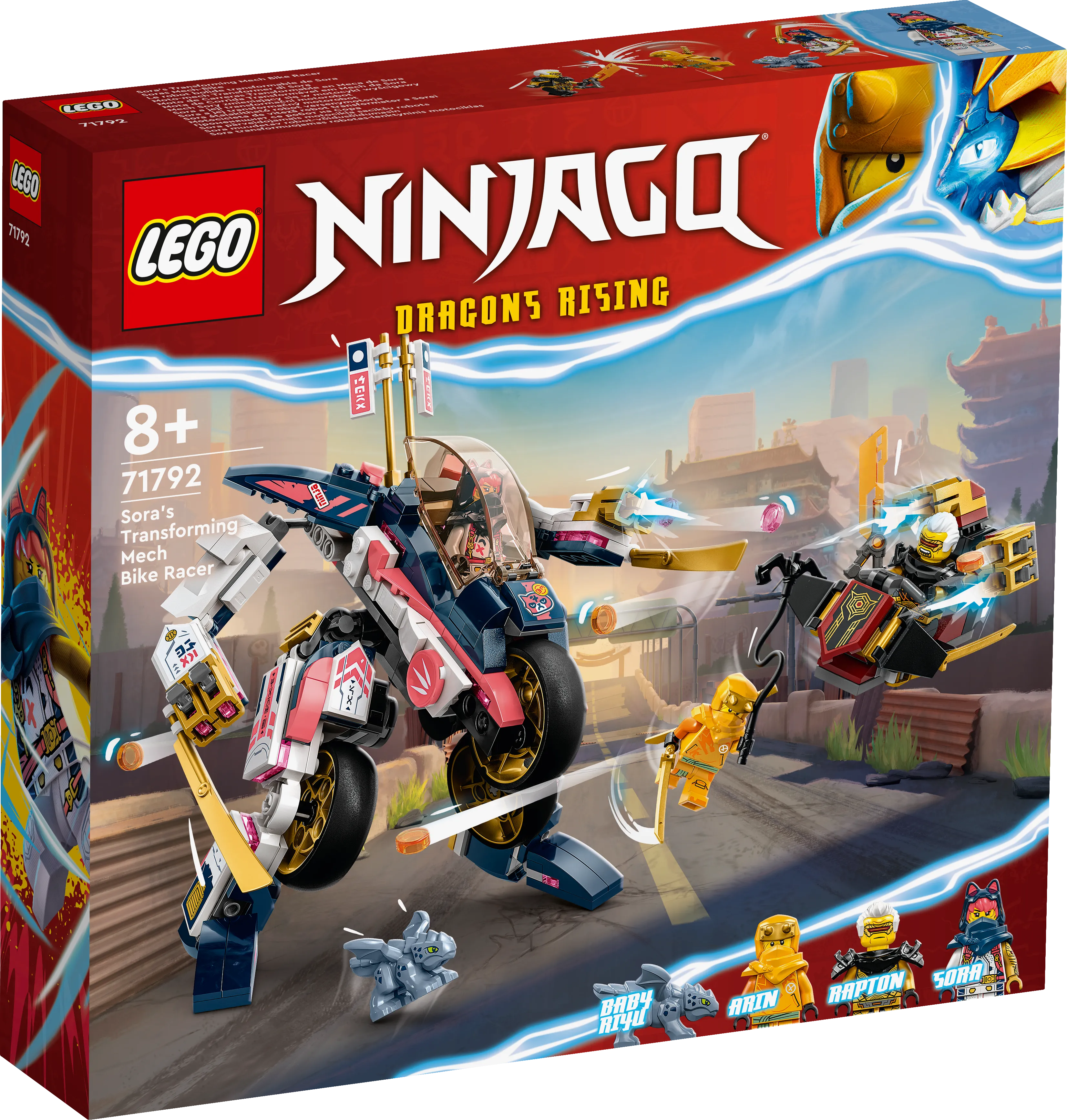 Picture of LEGO Ninjago 71792 Sora’s Transforming Mech Bike Racer