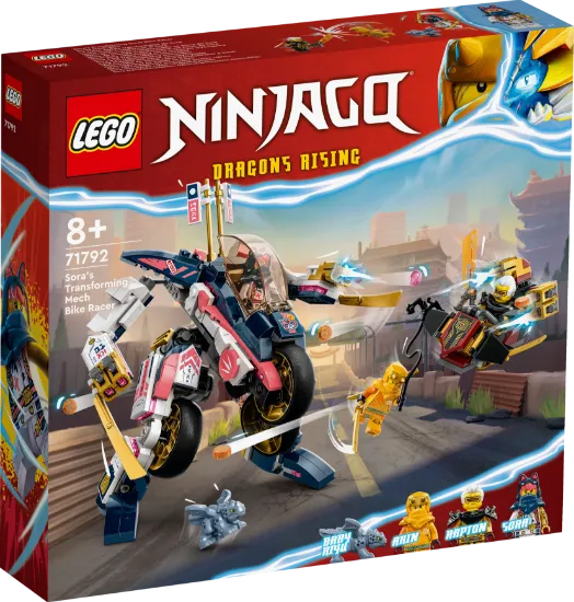 Picture of LEGO Ninjago 71792 Sora’s Transforming Mech Bike Racer