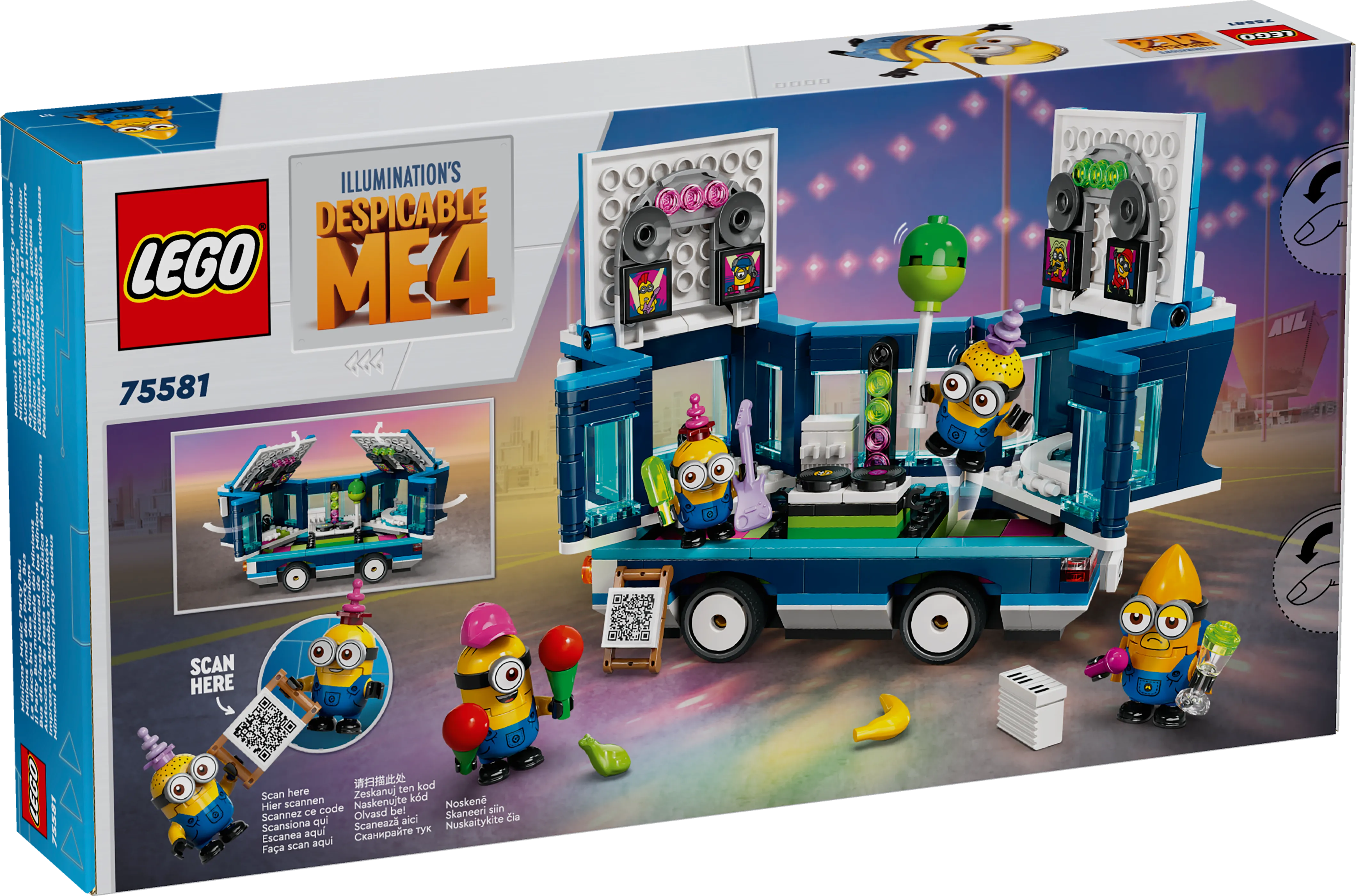 Picture of LEGO Despicable Me 4 75581 Minions’ Music Party Bus