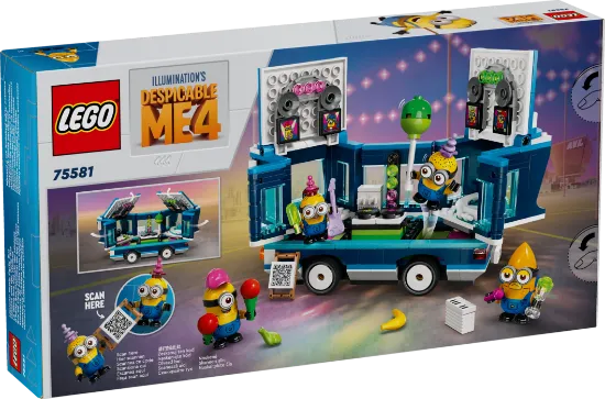 Picture of LEGO Despicable Me 4 75581 Minions’ Music Party Bus