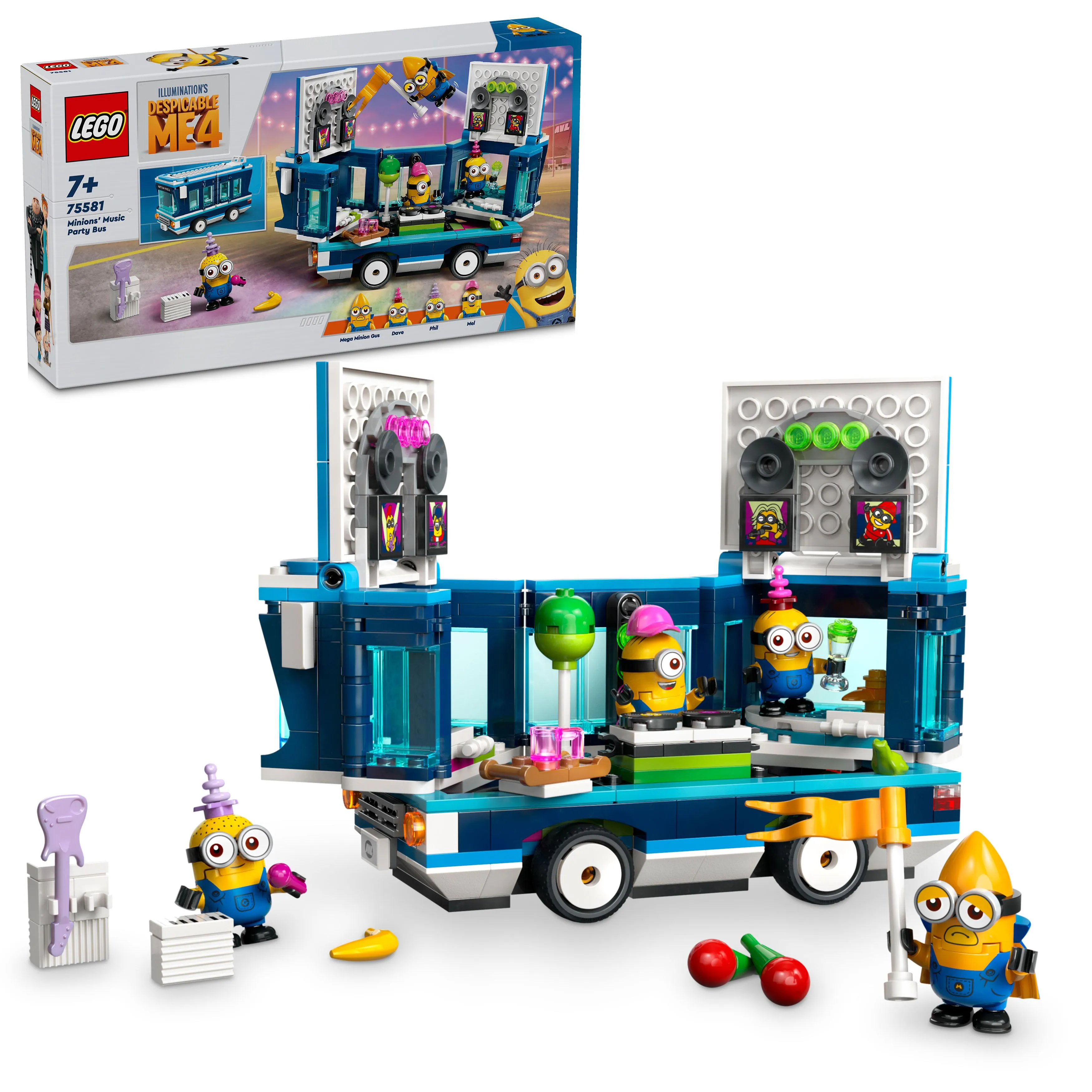 Picture of LEGO Despicable Me 4 75581 Minions’ Music Party Bus