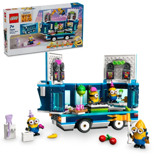 Picture of LEGO Despicable Me 4 75581 Minions’ Music Party Bus