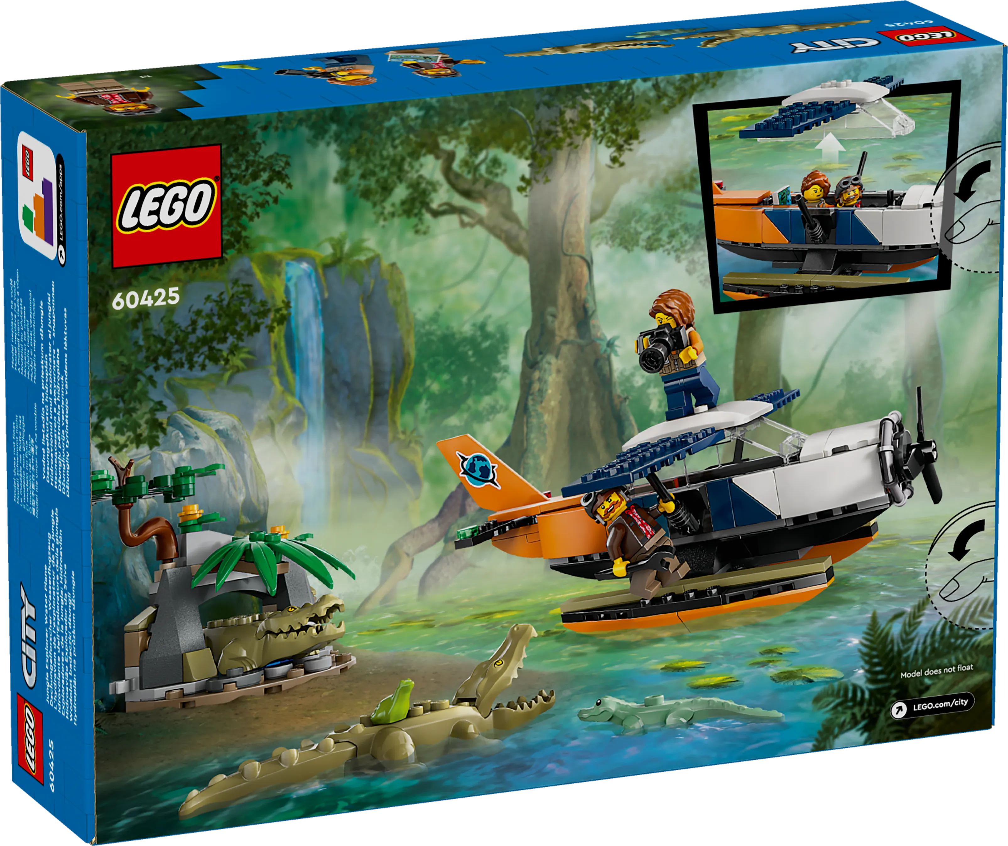 Picture of LEGO City 60425 Jungle Explorer Water Plane