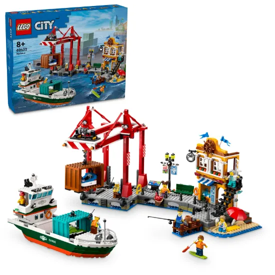 Picture of LEGO City 60422 Seaside Harbour with Cargo Ship