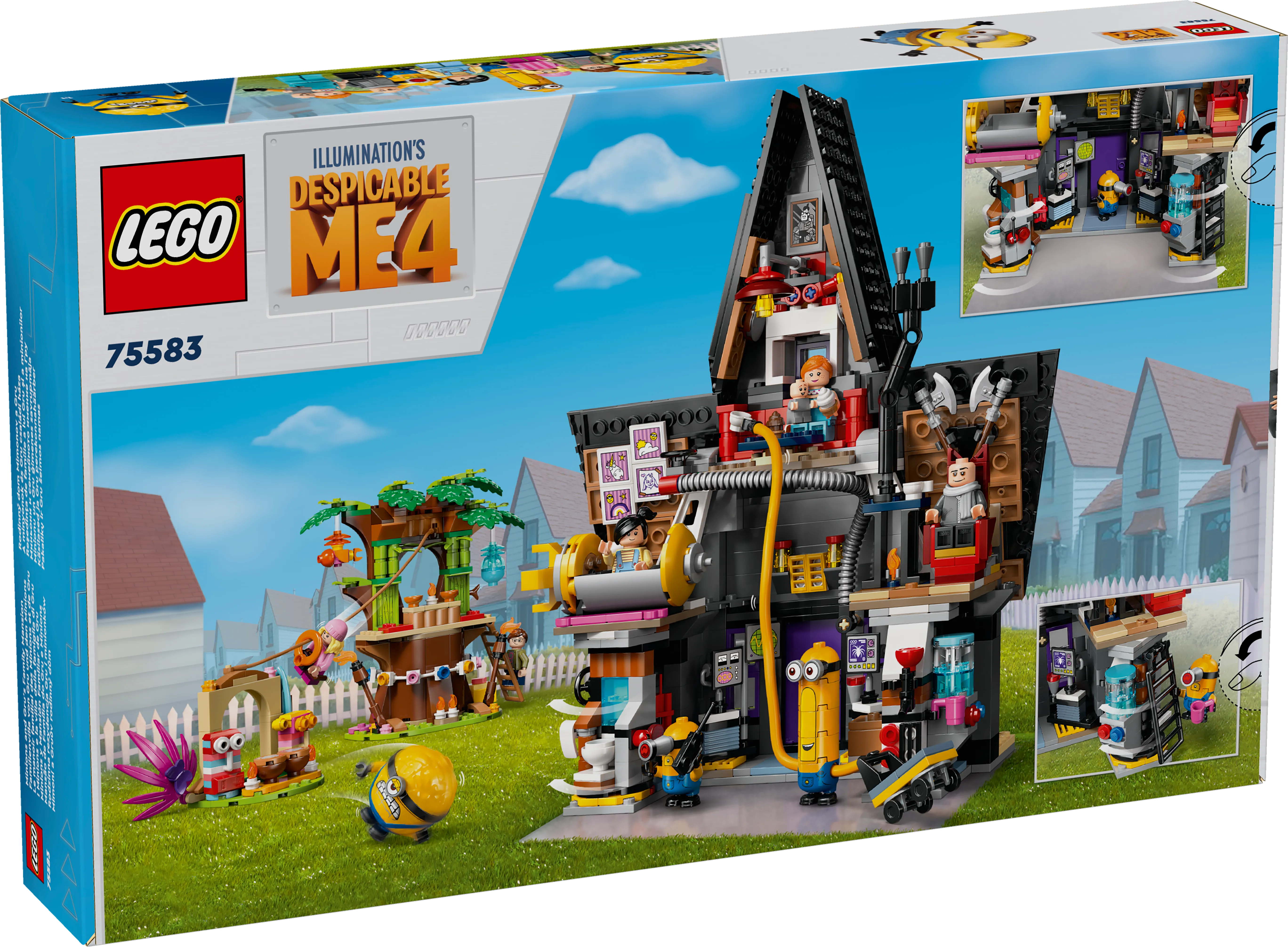 Picture of LEGO Despicable Me 4 75583 Minions and Gru's Family Mansion