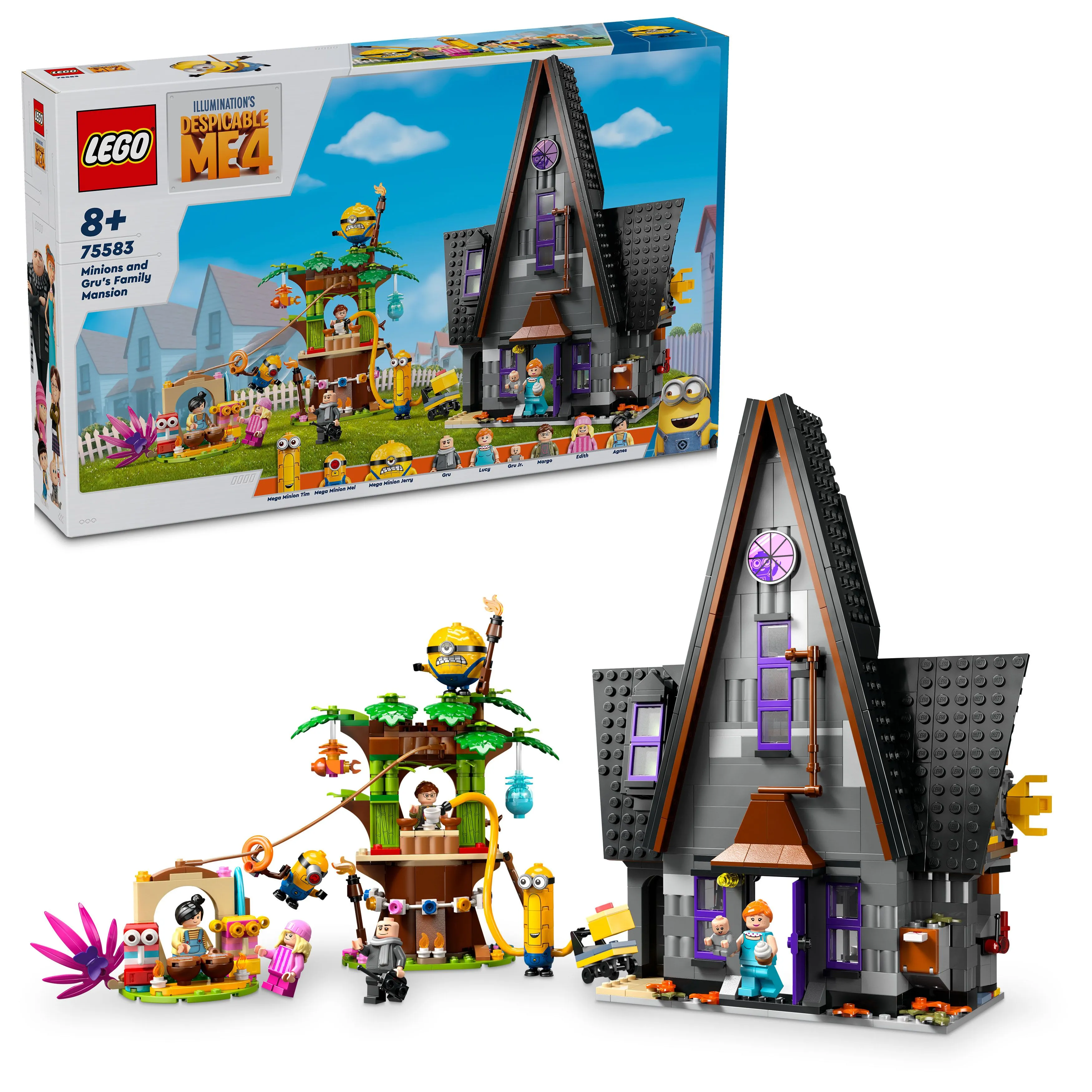 Picture of LEGO Despicable Me 4 75583 Minions and Gru's Family Mansion