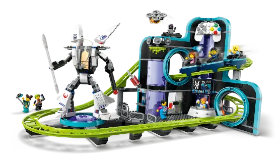 Picture of LEGO City 60421 Robot World Roller-Coaster Park