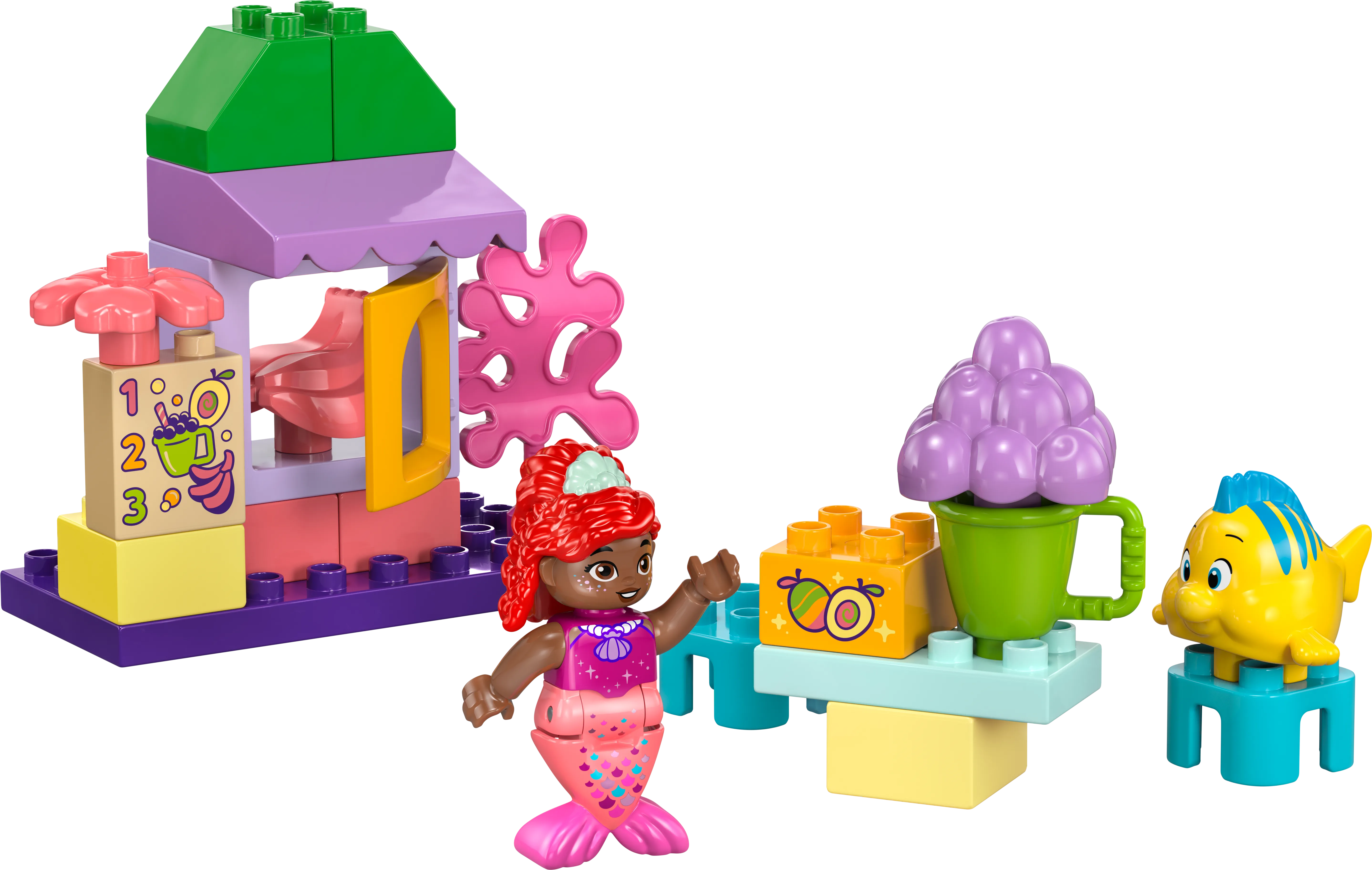 Picture of LEGO DUPLO Disney TM 10420 Ariel and Flounder's Café Stand