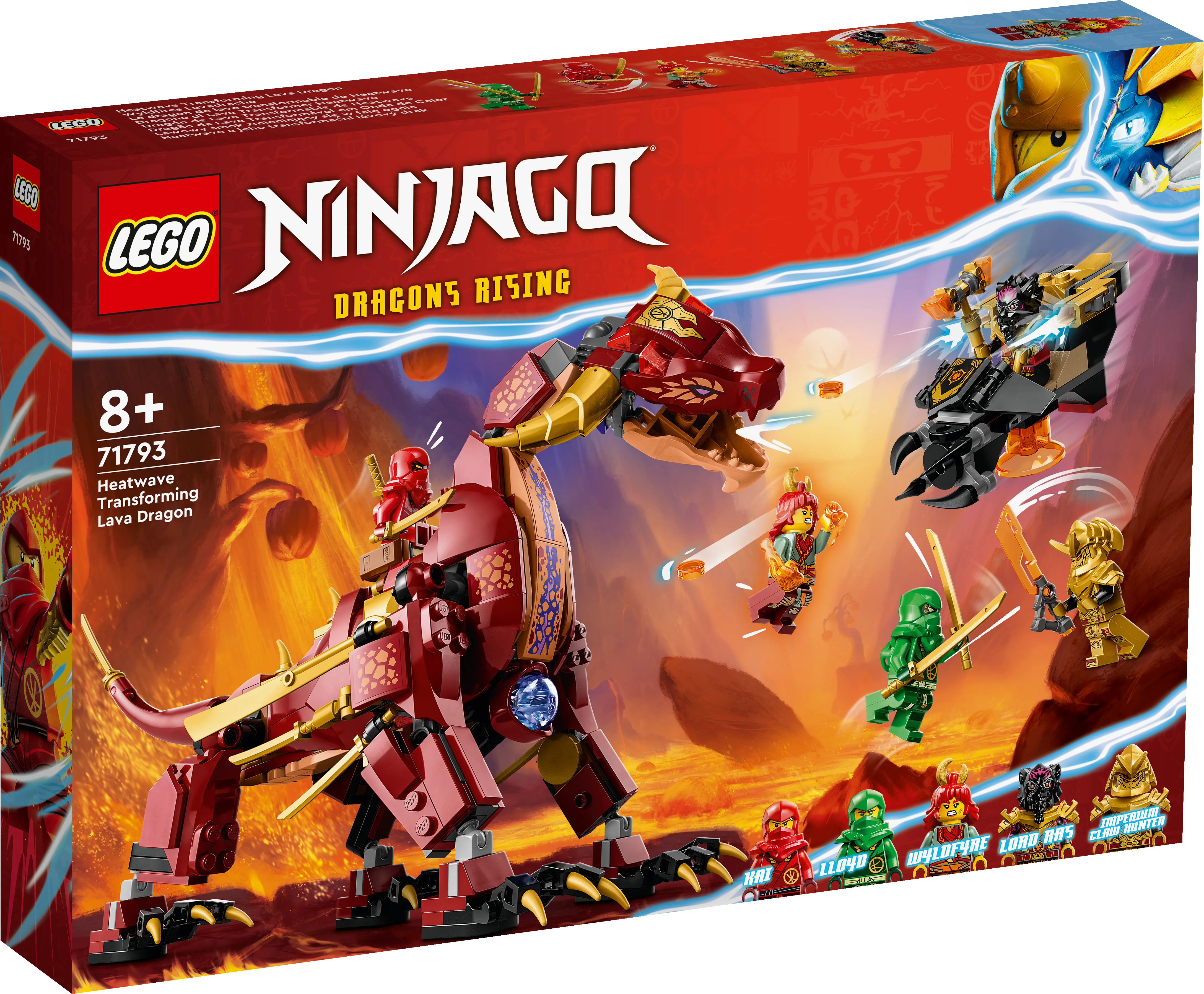 Picture of LEGO Ninjago 71793 Heatwave Transforming Lava Dragon