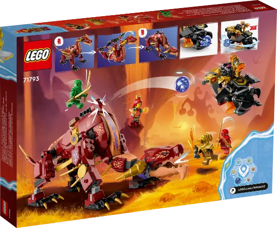 Picture of LEGO Ninjago 71793 Heatwave Transforming Lava Dragon