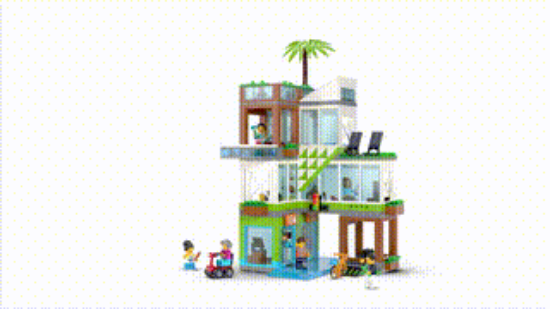 Picture of LEGO City 60365 Apartment Building