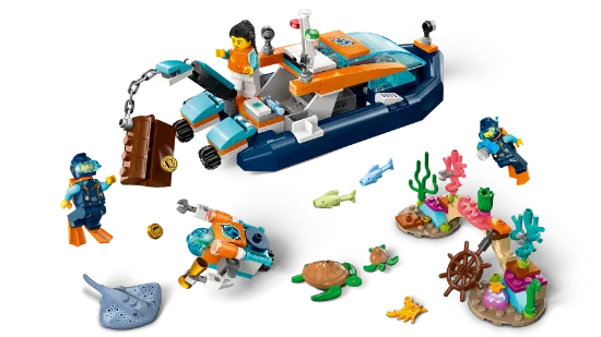 Picture of LEGO City 60377 Explorer Diving Boat