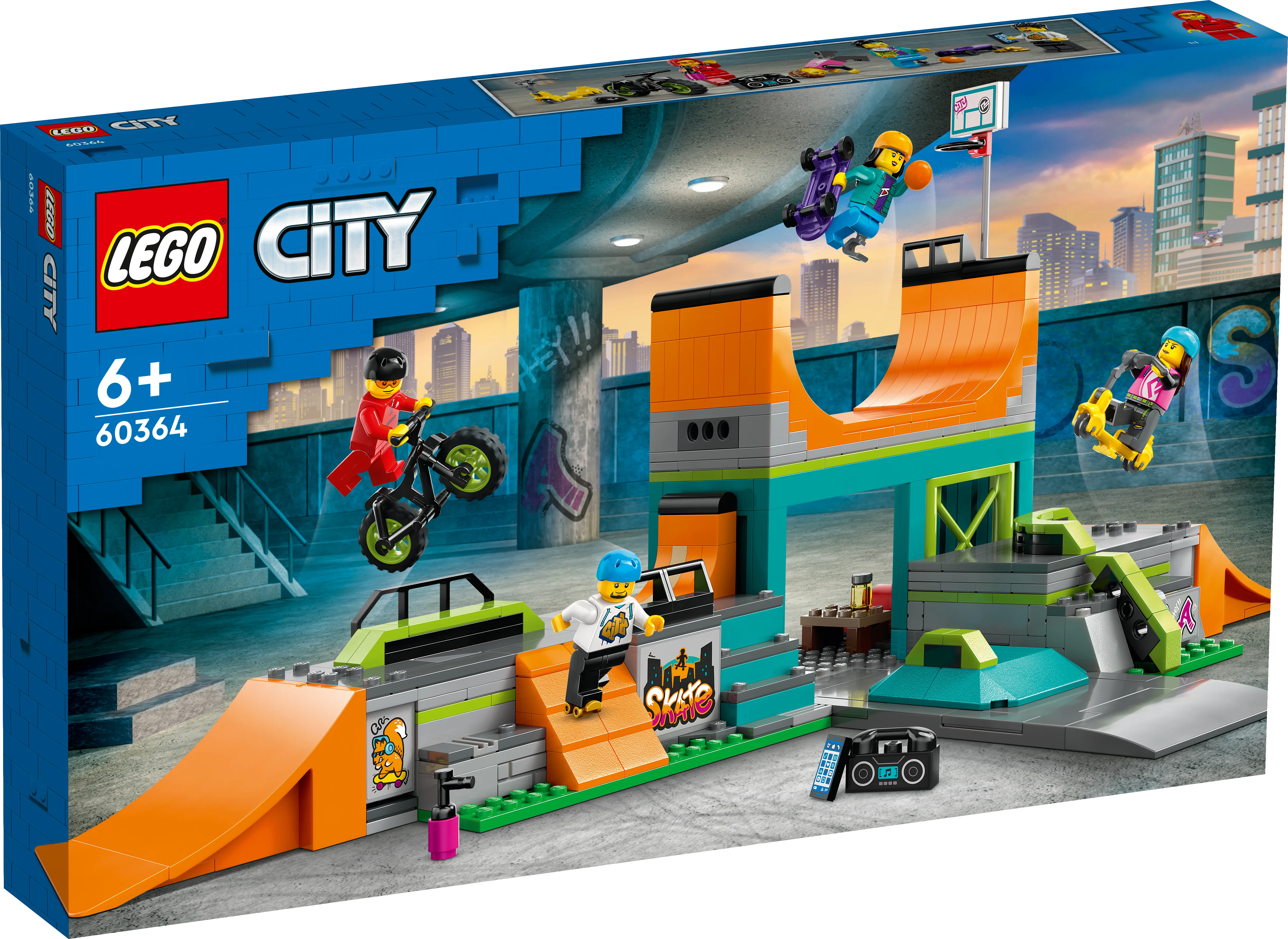 Picture of LEGO City 60364 Street Skate Park