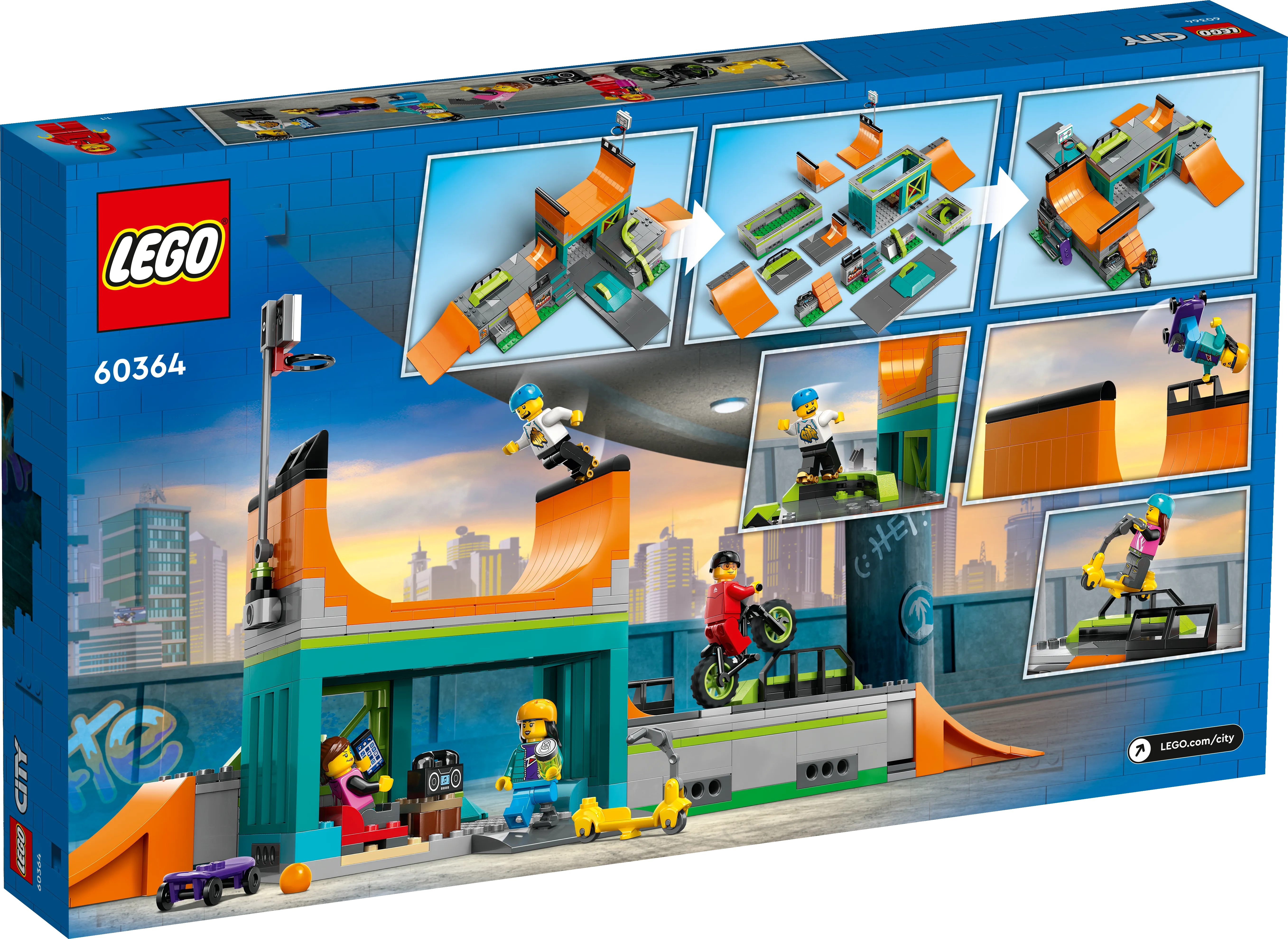 Picture of LEGO City 60364 Street Skate Park