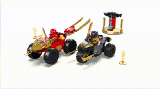 Picture of LEGO Ninjago 71789 Kai and Ras's Car and Bike Battle