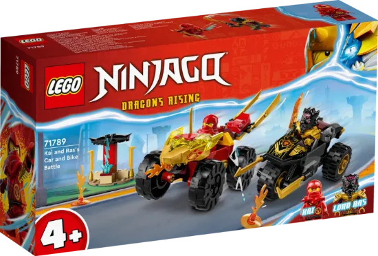 Picture of LEGO Ninjago 71789 Kai and Ras's Car and Bike Battle