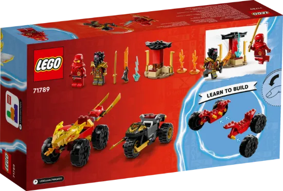 Picture of LEGO Ninjago 71789 Kai and Ras's Car and Bike Battle