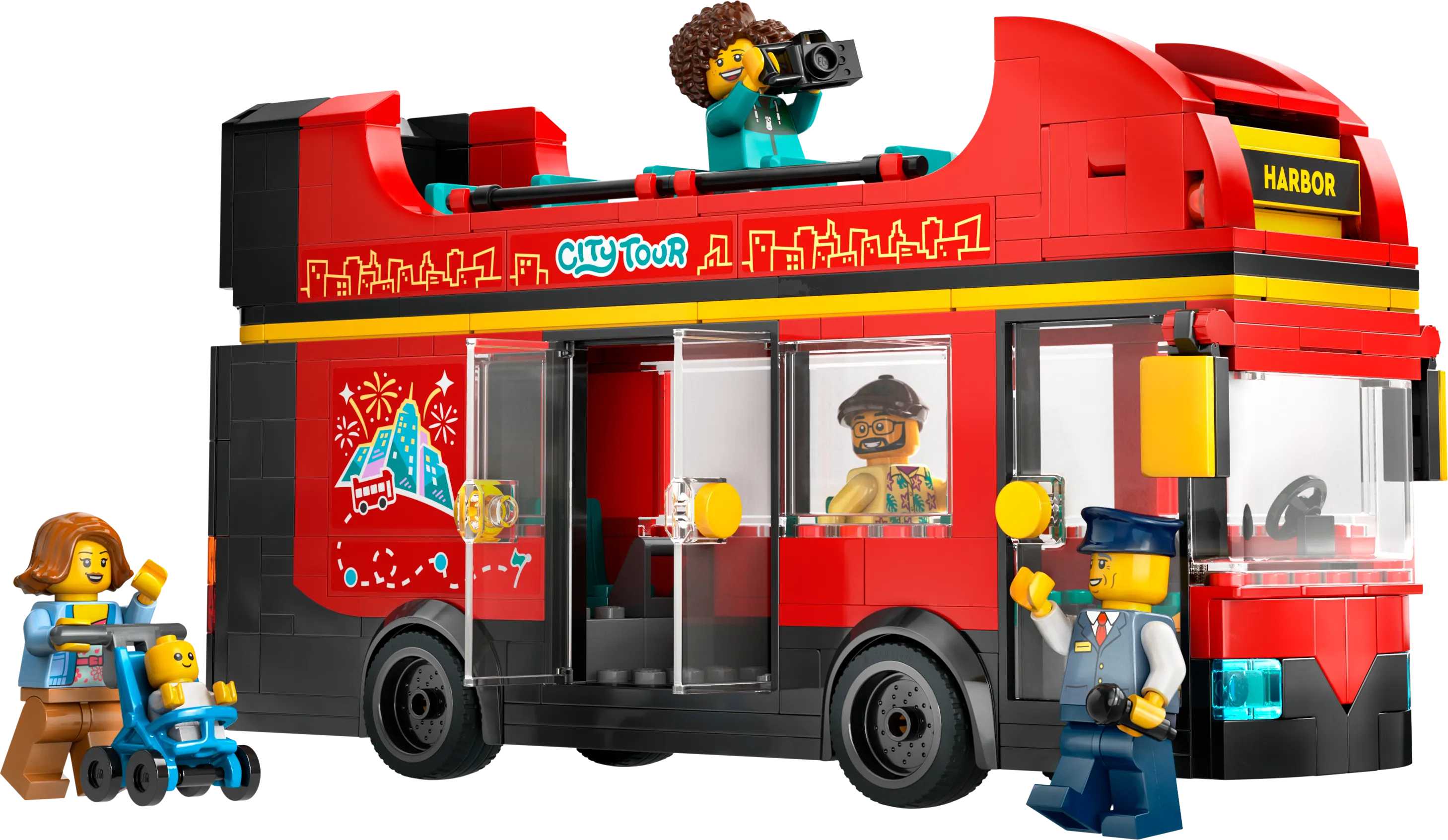 Picture of LEGO City 60407 Red Double-Decker Sightseeing Bus