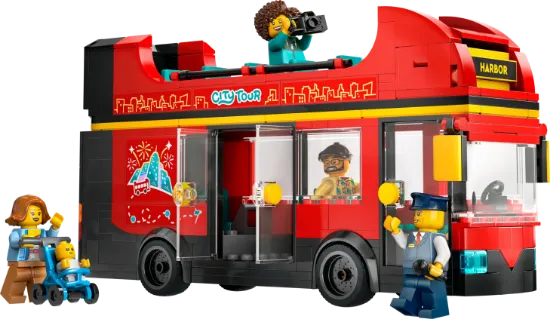 Picture of LEGO City 60407 Red Double-Decker Sightseeing Bus