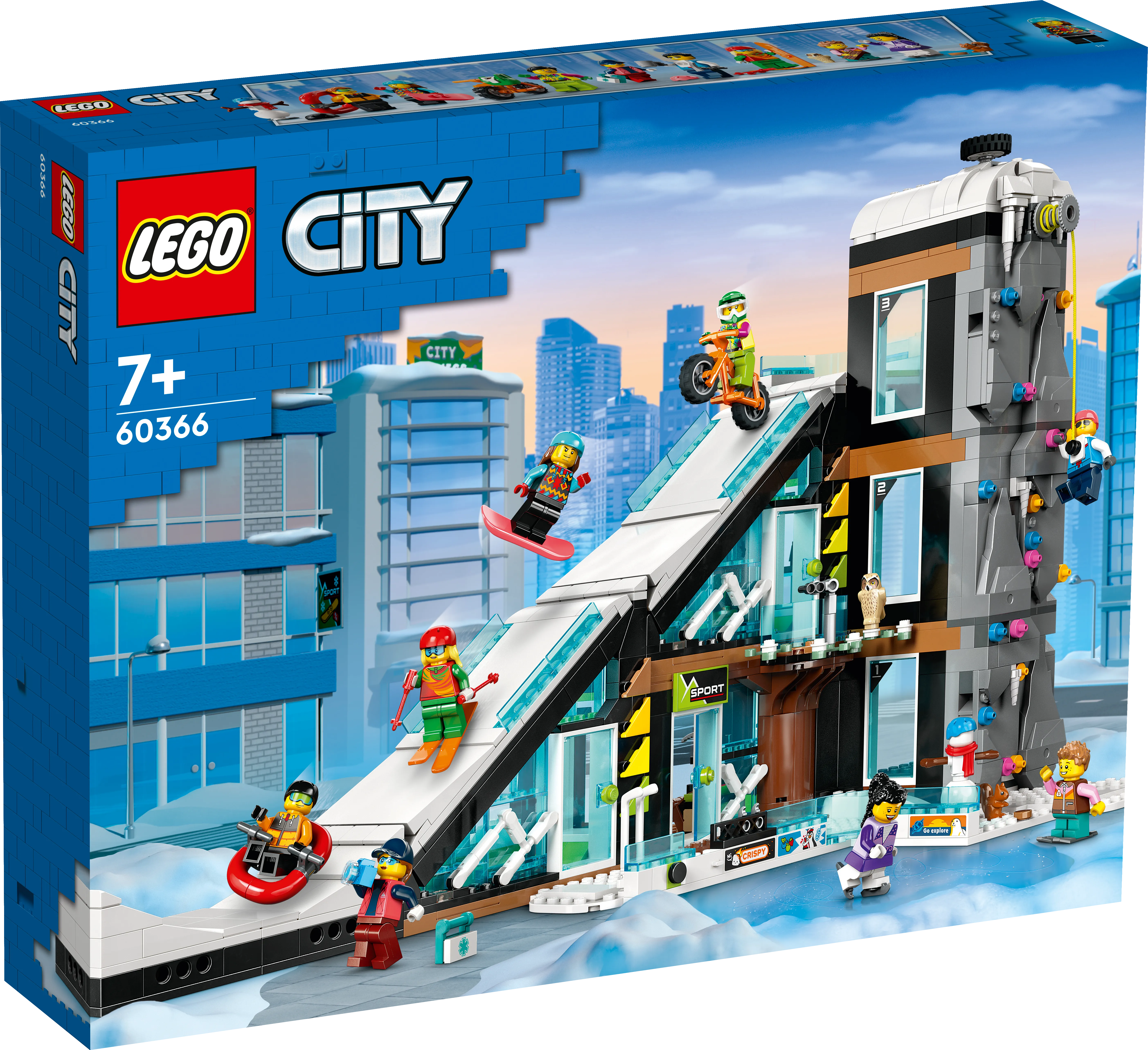 Picture of LEGO City 60366 Ski and Climbing Center