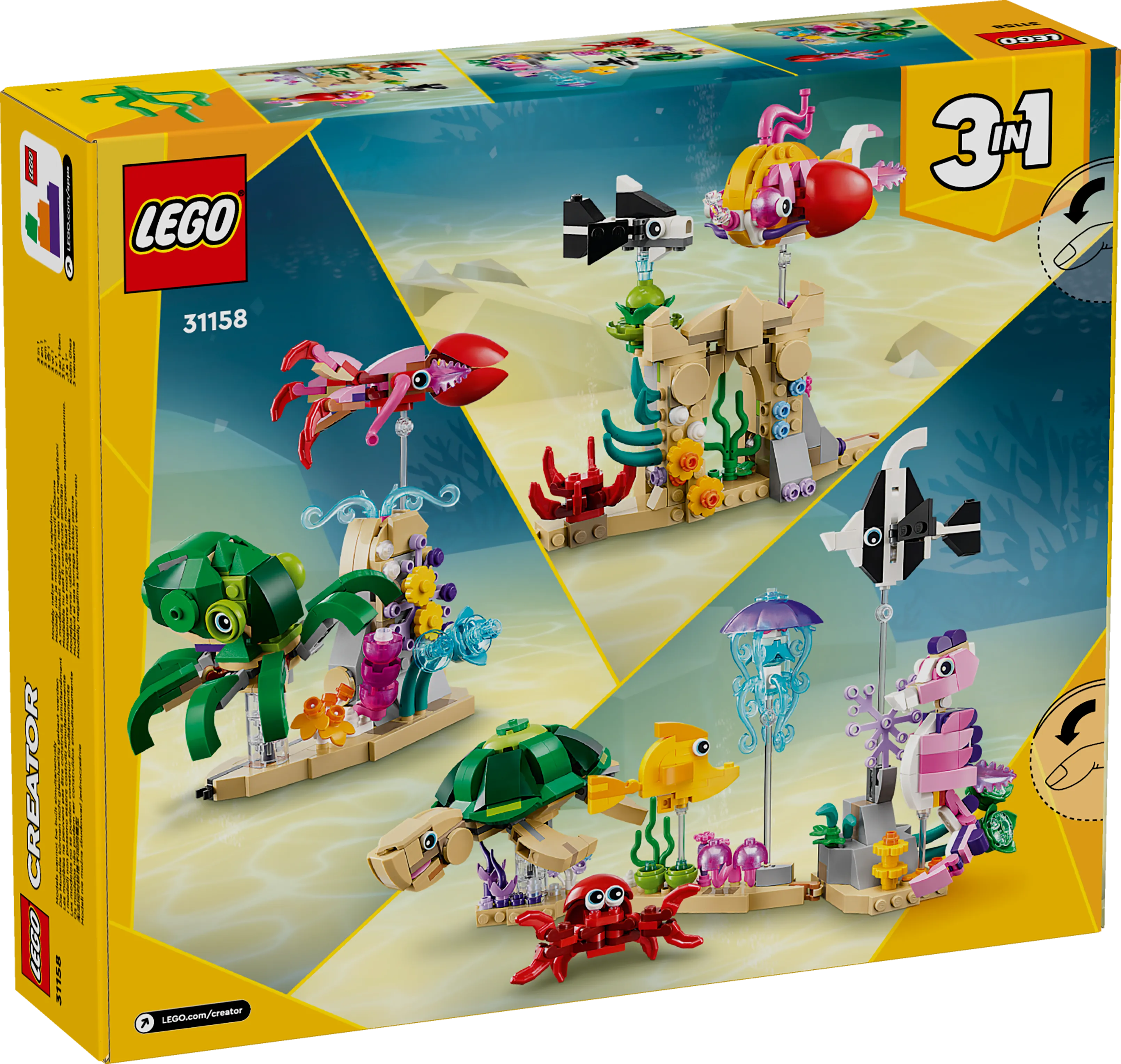 Picture of LEGO Creator 31158 Sea Animals Building Set Toys