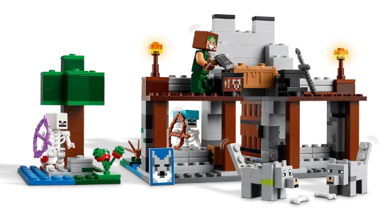 Picture of LEGO Minecraft 21261 The Wolf Stronghold