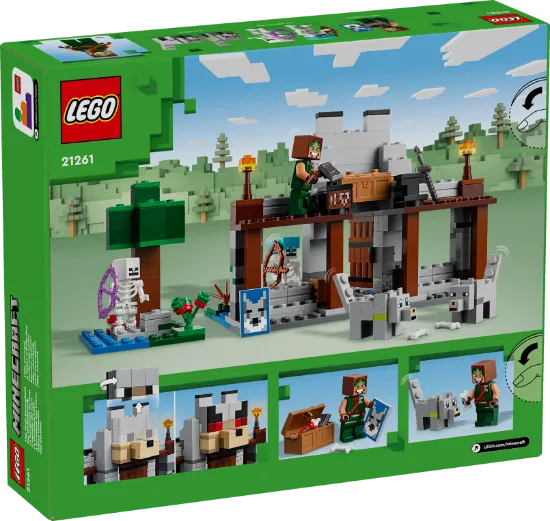 Picture of LEGO Minecraft 21261 The Wolf Stronghold