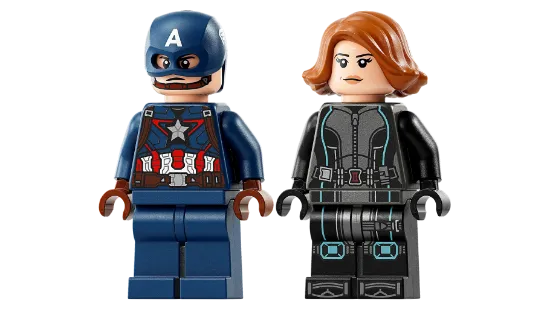 Picture of LEGO Super Heroes 76260 Black Widow & Captain America Motorcycles